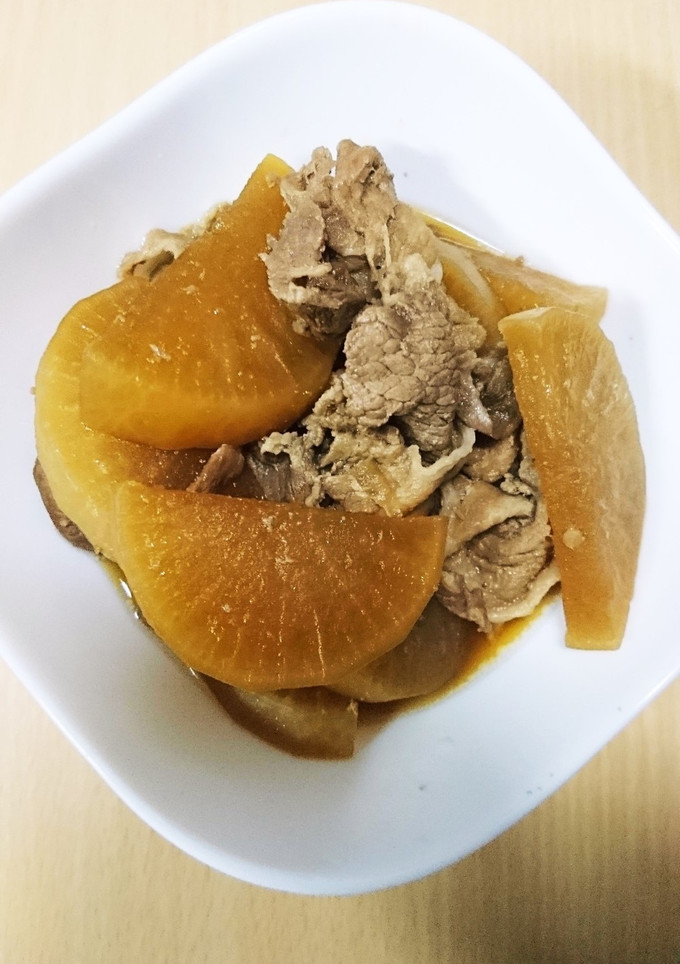 ブタこま肉と大根の煮物-レシピのメイン写真