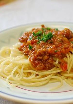 野菜たっぷりミートスパゲティー-レシピのメイン写真