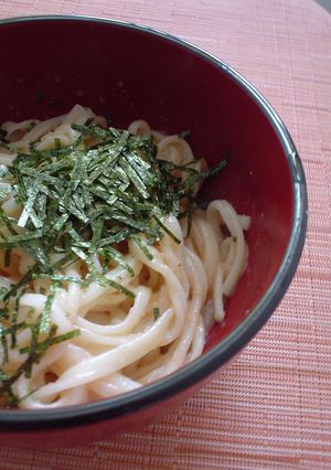 懐かしの明太うどん-レシピのメイン写真