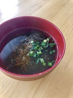 ピリ辛♬ホッとあったまろ〜簡単お吸い物♡-レシピのメイン写真