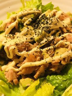 アボカドと鮭の炒め物サラダ-レシピのメイン写真