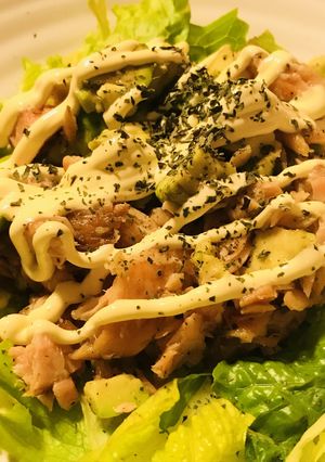 アボカドと鮭の炒め物サラダ-レシピのメイン写真