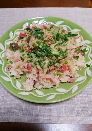 真似してみた。酢飯の炒飯！私風です。-レシピのメイン写真