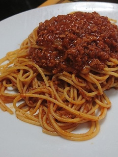 冷凍ハンバーグで簡単ボロネーゼパスタ-レシピのメイン写真