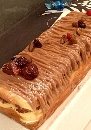 モンブランデコレーションケーキ-レシピのメイン写真