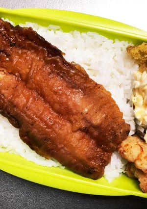 旦那弁当218♡さんま蒲焼き弁当!-レシピのメイン写真