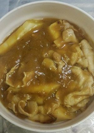 ３０年前の元祖カレー丼。今とは味が違う。-レシピのメイン写真