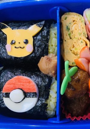 ピカチュウ♡キャラ弁♪のせるだけ☆簡単!-レシピのメイン写真