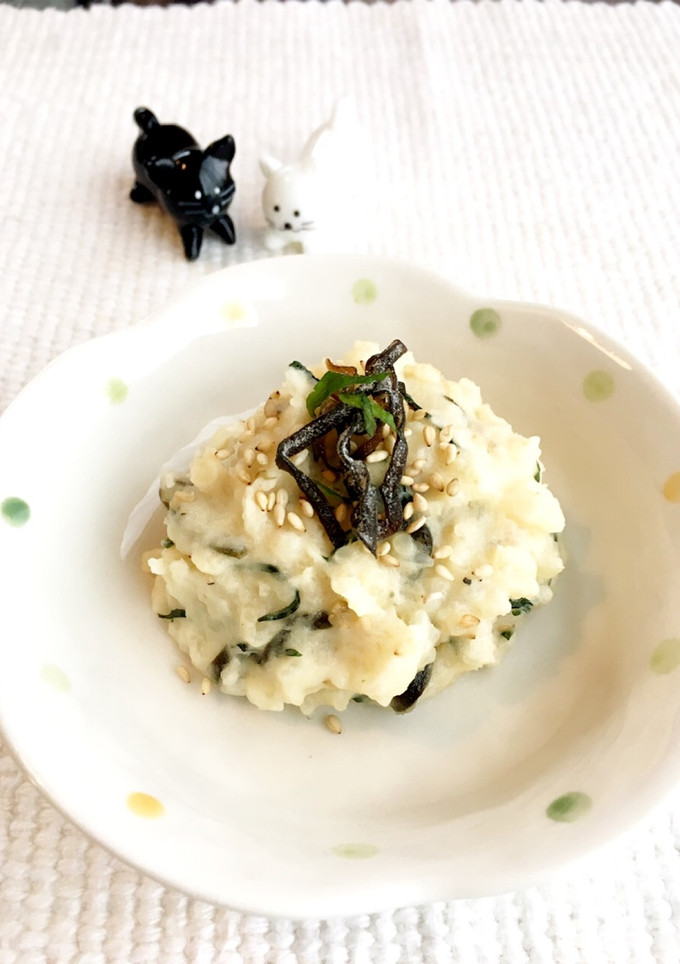 塩昆布としその和風ポテトサラダ♡-レシピのメイン写真