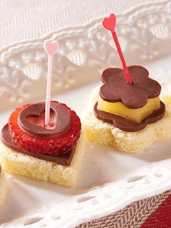 生チョコレートとフルーツのオードブル-レシピのメイン写真