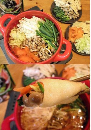 薄揚げで巻いて！なべしゃぶ柑橘醤油つゆ-レシピのメイン写真