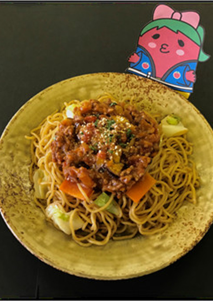 【やまなしの食】青春のトマト焼きそば-レシピのメイン写真