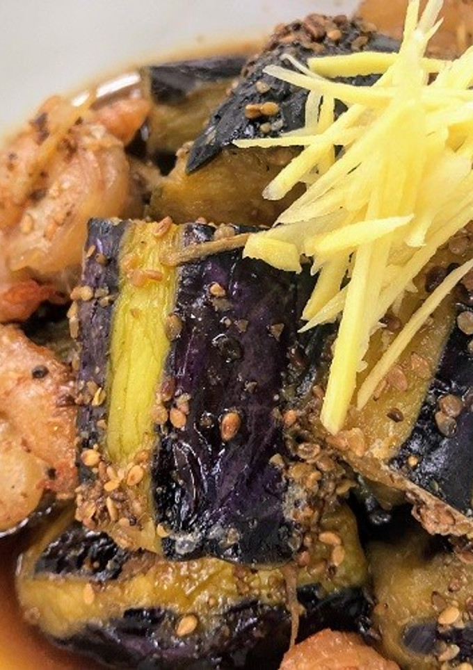 ごま香る茄子の揚げ煮❢-レシピのメイン写真