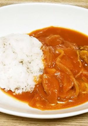 【健康】ルウなし簡単カレー風トマトチキン-レシピのメイン写真
