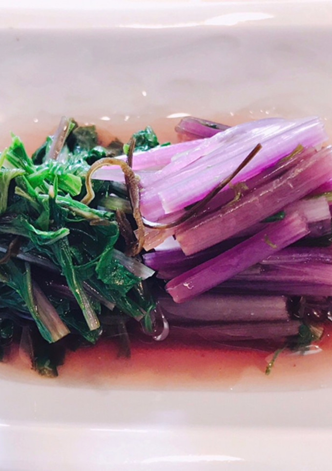 紫水菜の京風浅漬け-レシピのメイン写真