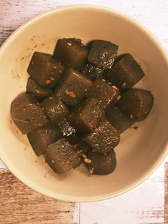 簡単!コンニャクのニンニク醤油ステーキ-レシピのメイン写真