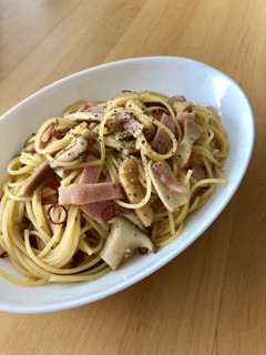 うまっ♡きのことベーコンの簡単和風パスタ-レシピのメイン写真