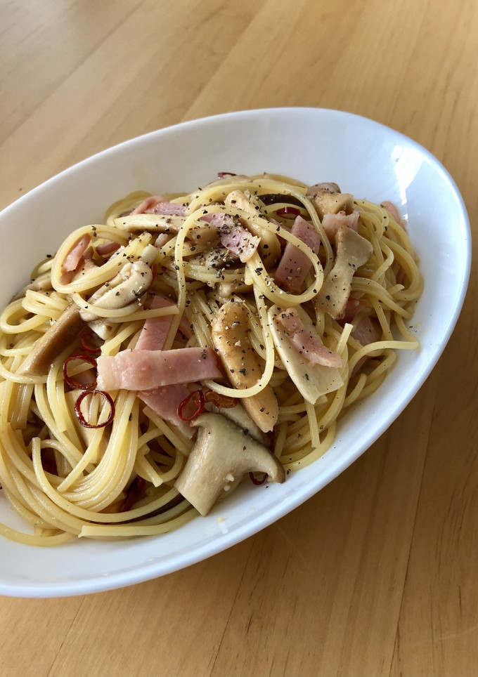 うまっ♡きのことベーコンの簡単和風パスタ-レシピのメイン写真