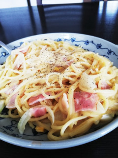 コーススープの素で。簡単クリームパスタ♫-レシピのメイン写真