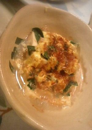 レンジでチン。簡単おつまみ豆腐。-レシピのメイン写真
