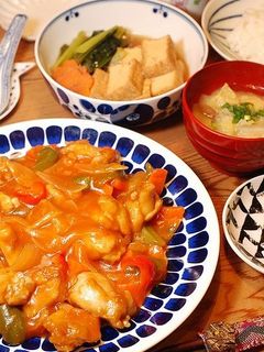 フライパンで簡単たっぷり餡の揚げない酢鶏-レシピのメイン写真