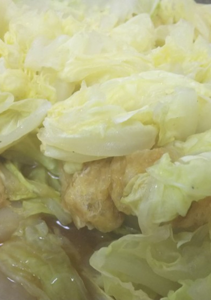 簡単10分・白菜と油揚げの煮浸し-レシピのメイン写真