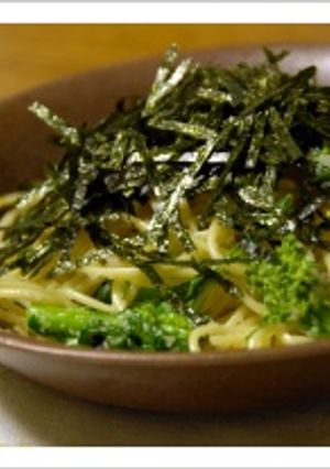 明太子と菜の花のスパゲッティ-レシピのメイン写真
