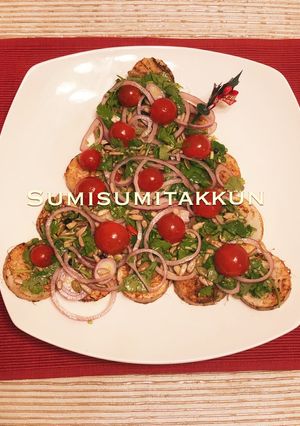 手軽にクリスマス☆長芋ソテーアジアン風♡-レシピのメイン写真