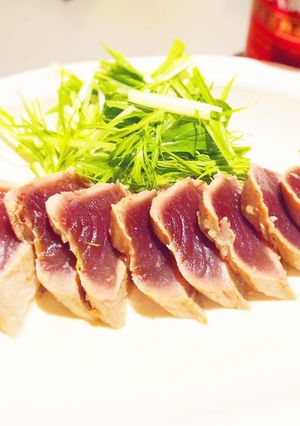 簡単！カツオのたたきアレンジ-レシピのメイン写真