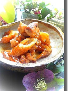 お弁当にもGood♪ちくわと鶏肉の照り煮-レシピのメイン写真