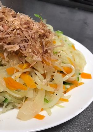 鶏がらスープの素で焼きうどん☆-レシピのメイン写真