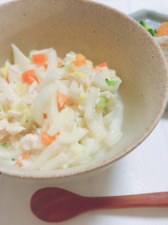 【離乳食 中後期】豆乳出汁うどん-レシピのメイン写真