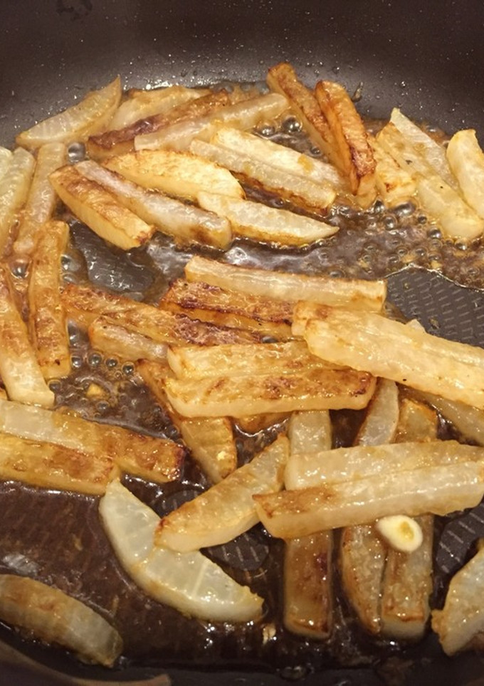 激ウマ！大根のステーキ風炒め-レシピのメイン写真