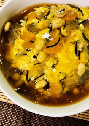 煮物残りで！具沢山、和風な天津飯-レシピのメイン写真
