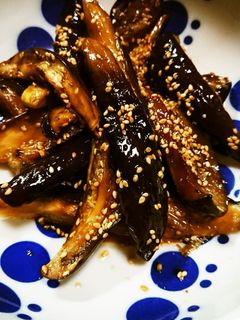 レンジで簡単・茄子の甘酢炒め-レシピのメイン写真