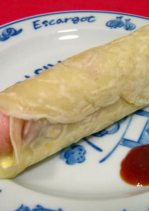 朝食に★簡単♪魚肉ソーセージのブリトー♪-レシピのメイン写真