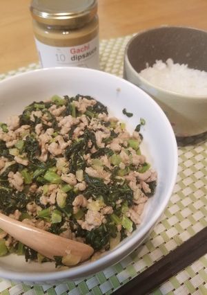ガチで大根葉の肉味噌炒め❗-レシピのメイン写真