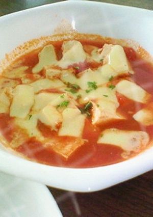 洋風♪トマト缶豆腐煮こみ-レシピのメイン写真