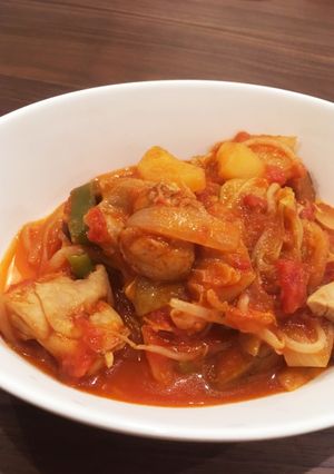 鶏肉のトマト煮-レシピのメイン写真