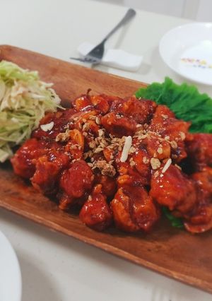 旨辛タッカンジョン(ャンニョムチキン)-レシピのメイン写真