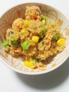 鮭とキヌアのピラフ風-レシピのメイン写真