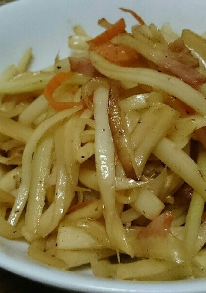 野菜の皮で、きんぴら-レシピのメイン写真