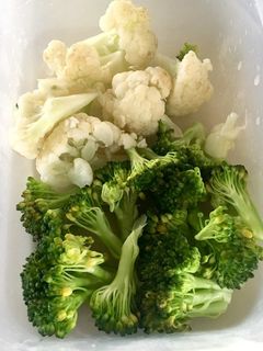 レンジで温野菜★ブロッコリーカリフラワー-レシピのメイン写真