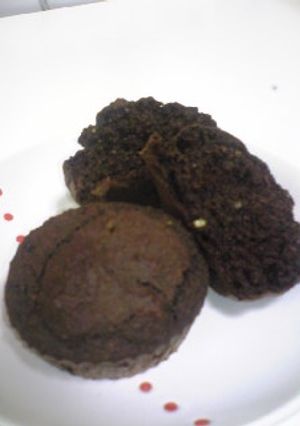 ノンオイルおからのチョコマフィン^ω^♪-レシピのメイン写真