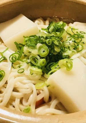 シンプル具材のお鍋●鶏肉＆もちうどん鍋-レシピのメイン写真