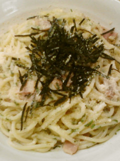 簡単ランチ 大葉の和風ジェノベーゼパスタ-レシピのメイン写真