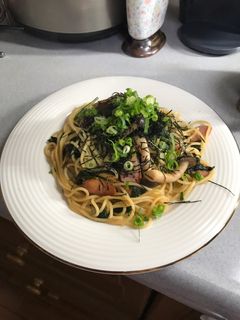 お昼ご飯に。和風スパ-レシピのメイン写真