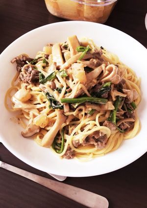 コストコ☆プルコギ濃厚クリームパスタ-レシピのメイン写真