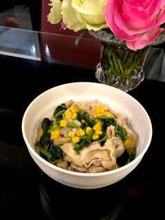 豚肉とほうれん草丼-レシピのメイン写真
