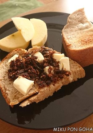 おかか昆布＆クリームチーズトースト-レシピのメイン写真